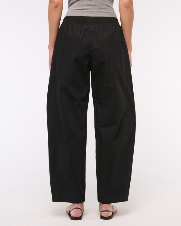 Poplin Barrel Pull-On Pant