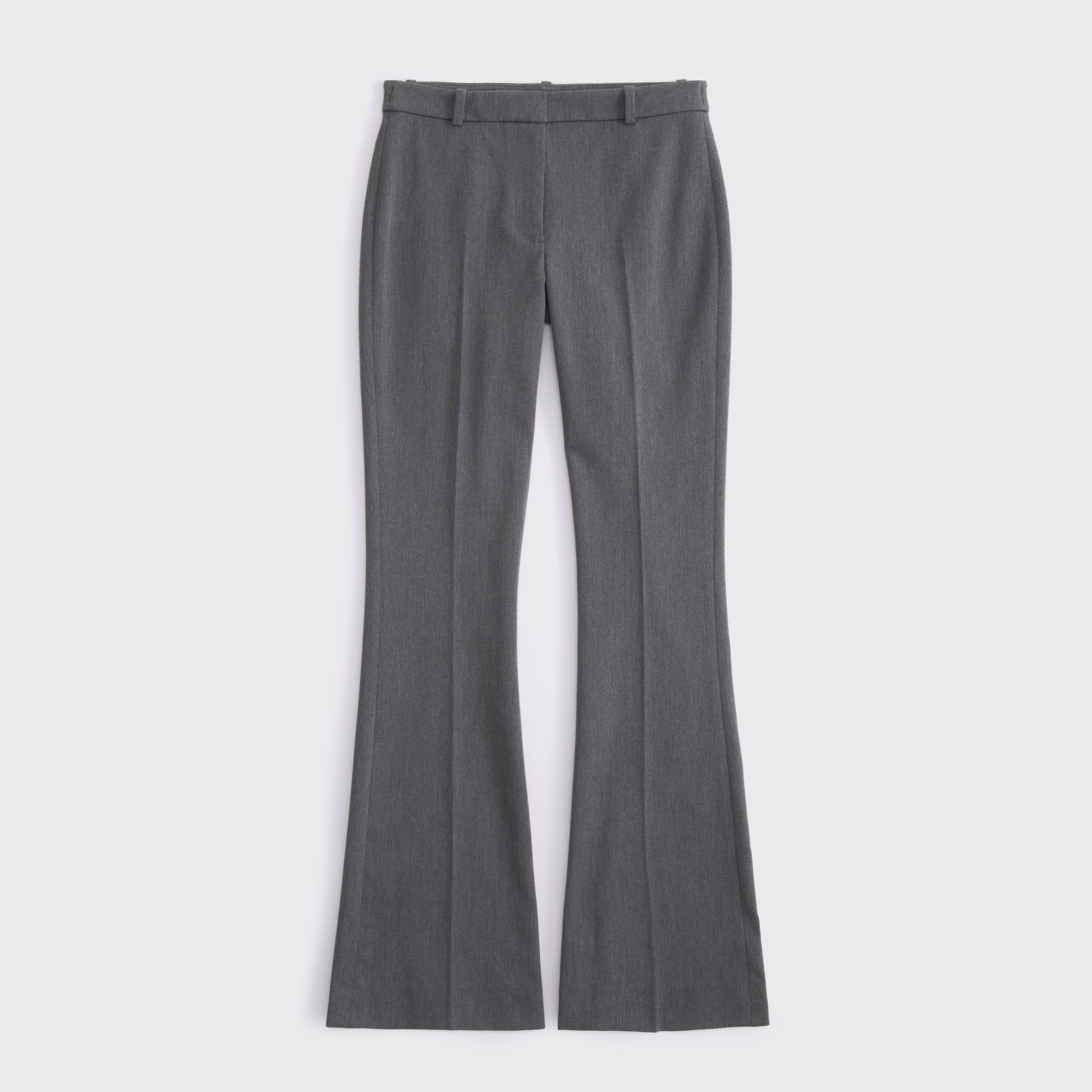 Abercrombie & Fitch Curve Love Low Rise Stretch Slim Boot Pant In Gray