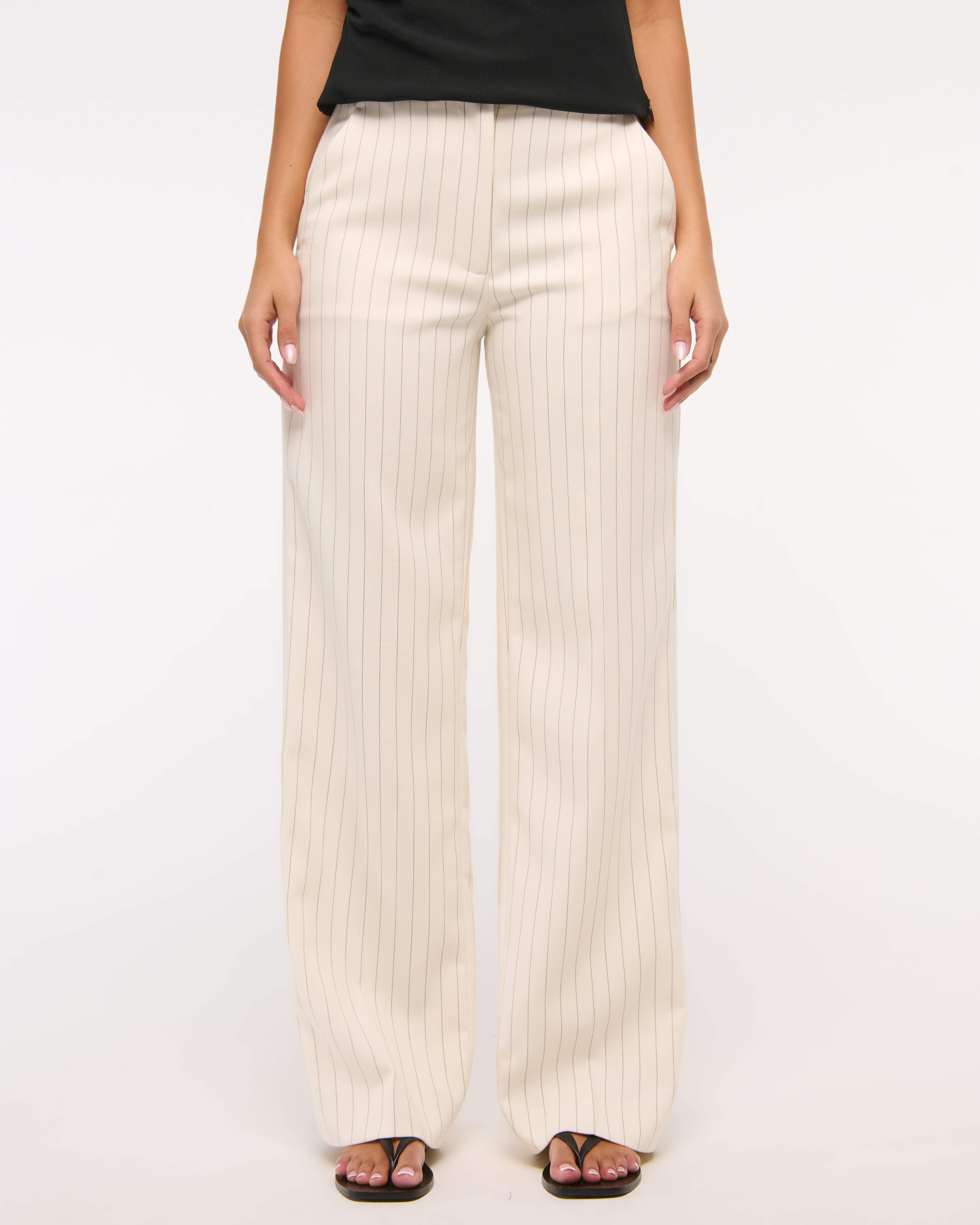 Женские брюки Abercrombie & Fitch Tailored Wide Leg Pant — фото 3