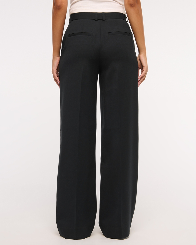 A&F Sloane High Rise Tailored Wide Leg Pant