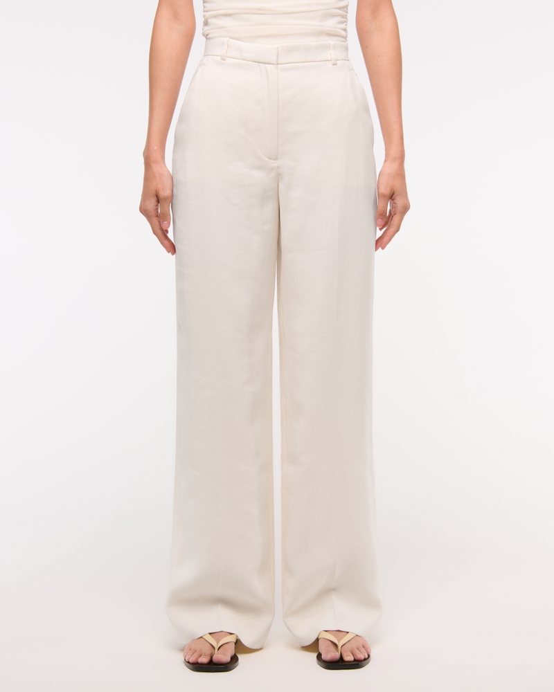 Drapey Tailored Wide Leg Pant