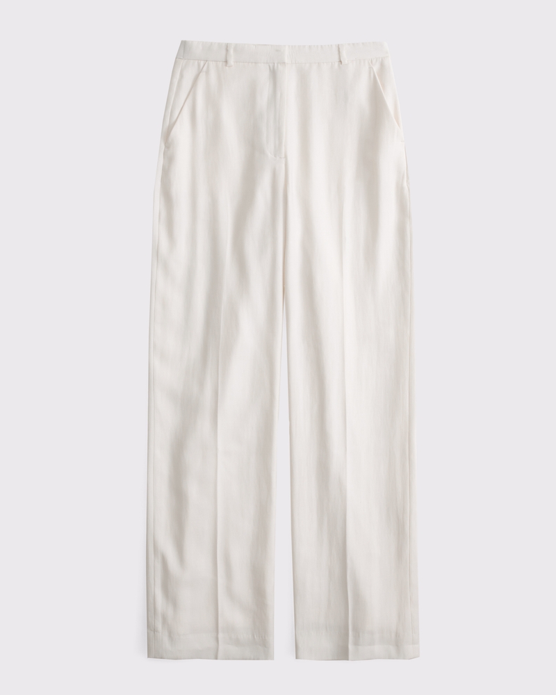 Curve Love Drapey Tailored Wide Leg Pant