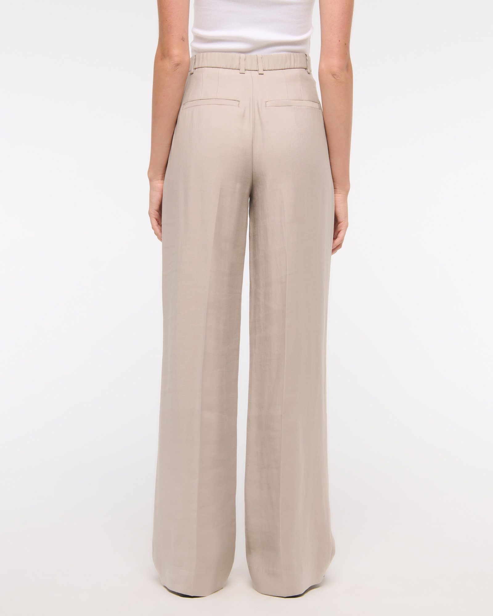 Drapey Tailored Wide Leg Pant