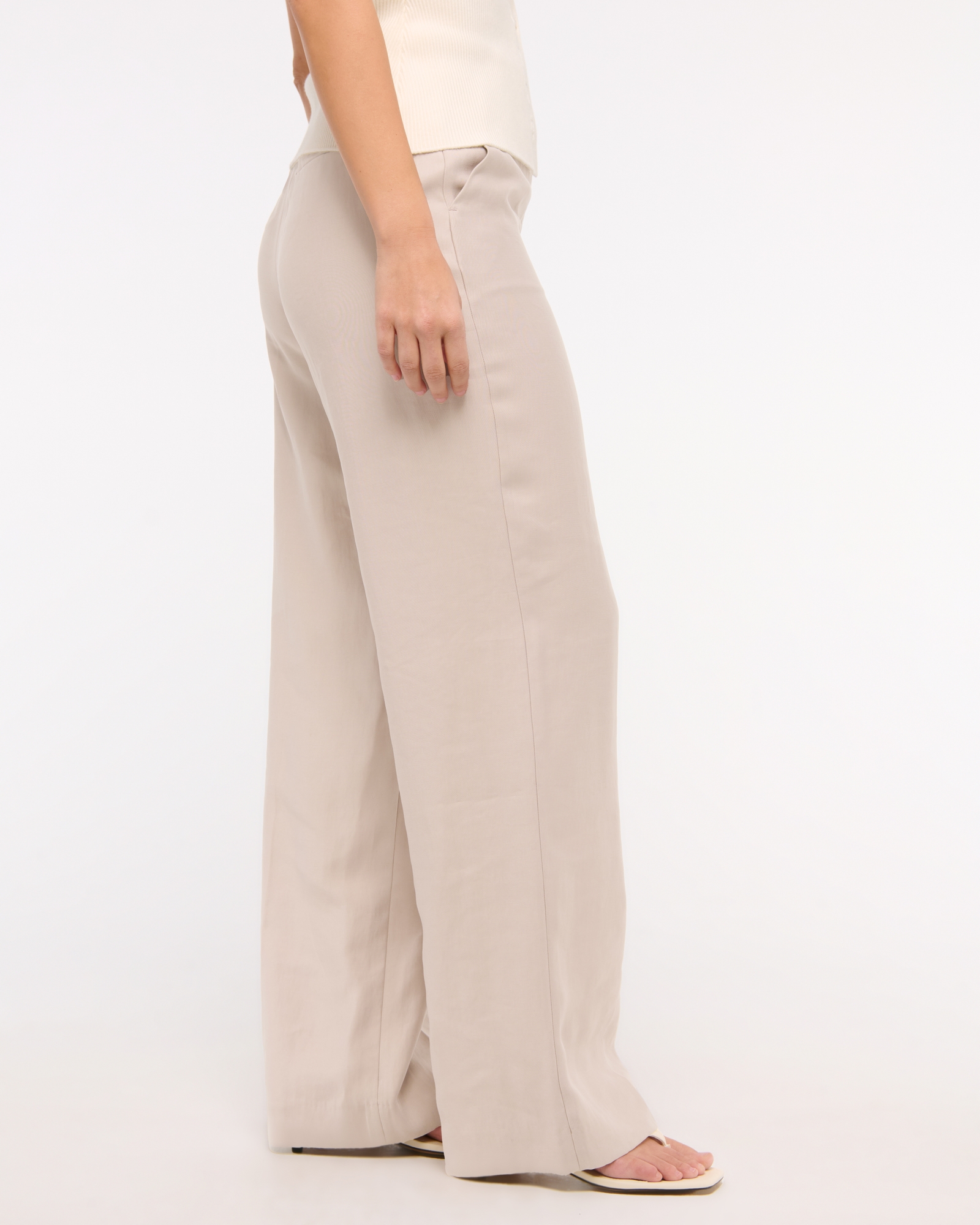 Curve Love Drapey Tailored Wide Leg Pant