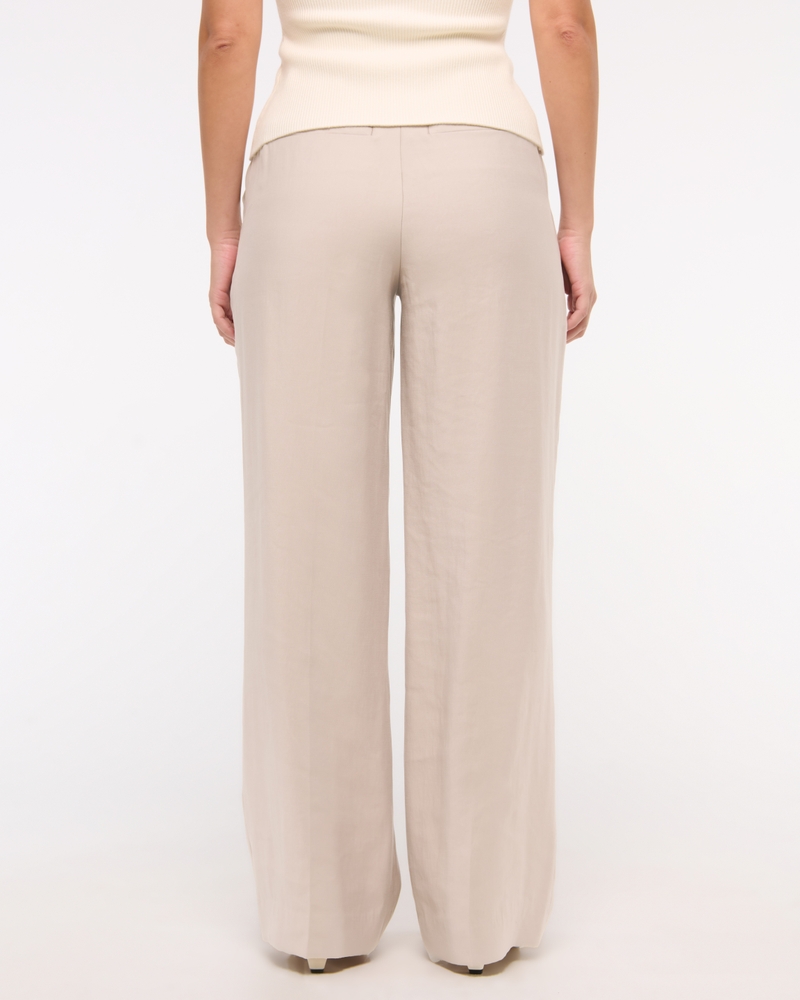 Curve Love Drapey Tailored Wide Leg Pant