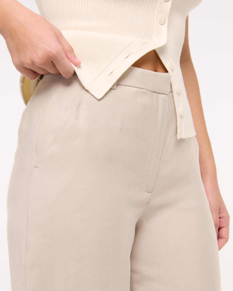 Curve Love Drapey Tailored Wide Leg Pant
