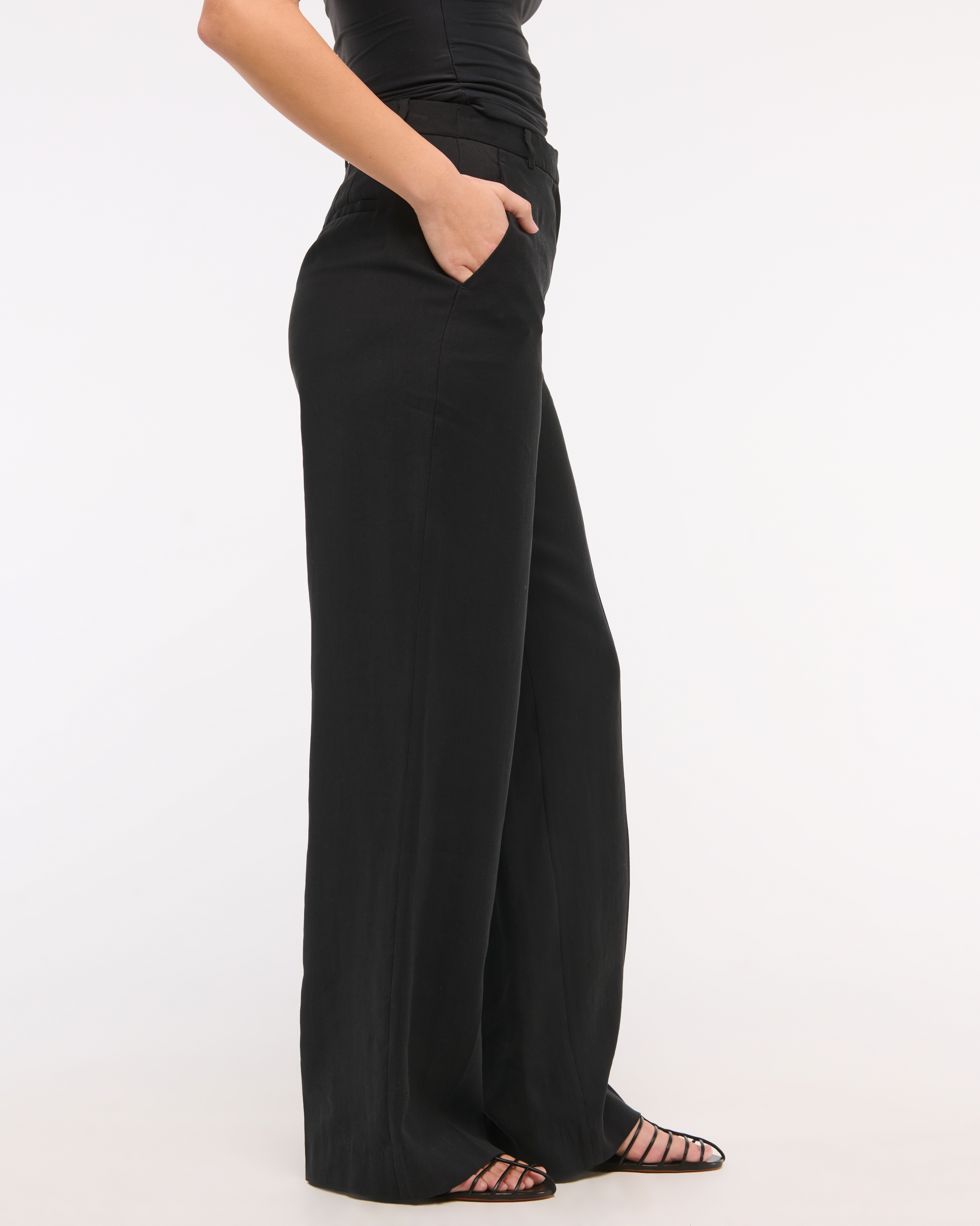 Women's Curve Love Drapey Tailored Wide Leg Pant | Women's