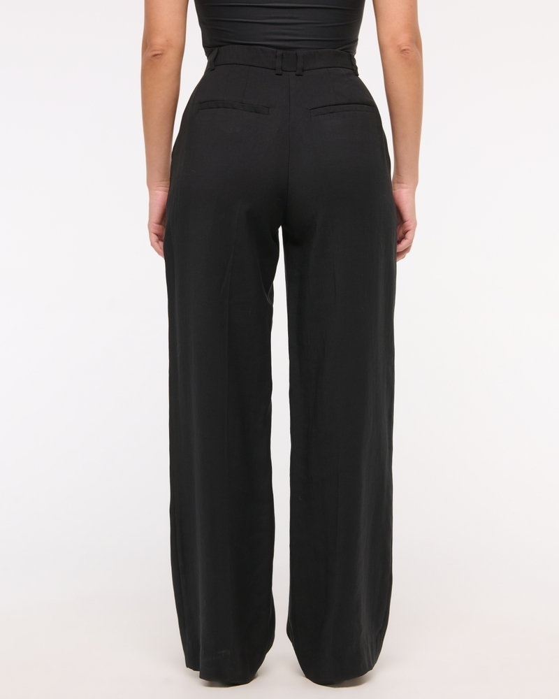 Curve Love Drapey Tailored Wide Leg Pant