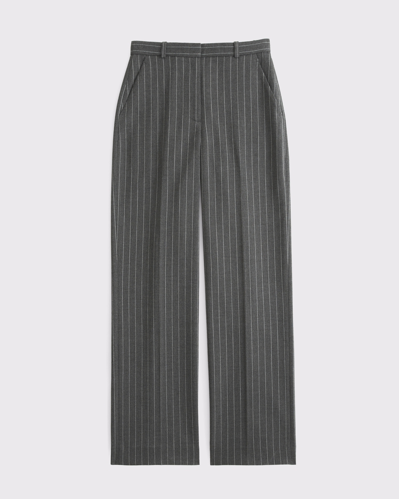 A&F Sloane High Rise Tailored Wide Leg Pant