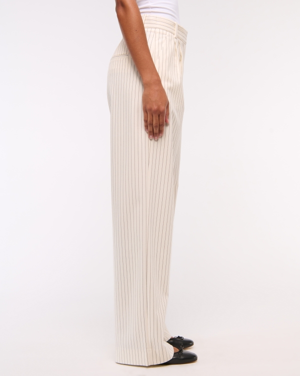 Curve Love A&F Sloane Tailored Wide Leg Pant