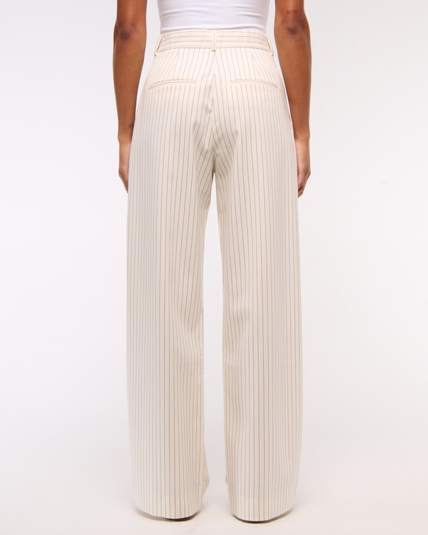 Curve Love A&F Sloane Tailored Wide Leg Pant