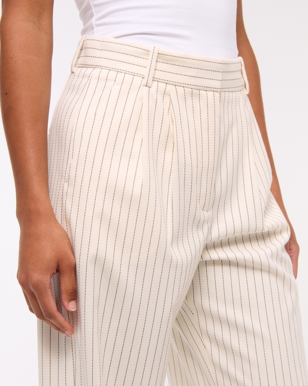 Curve Love A&F Sloane Tailored Wide Leg Pant