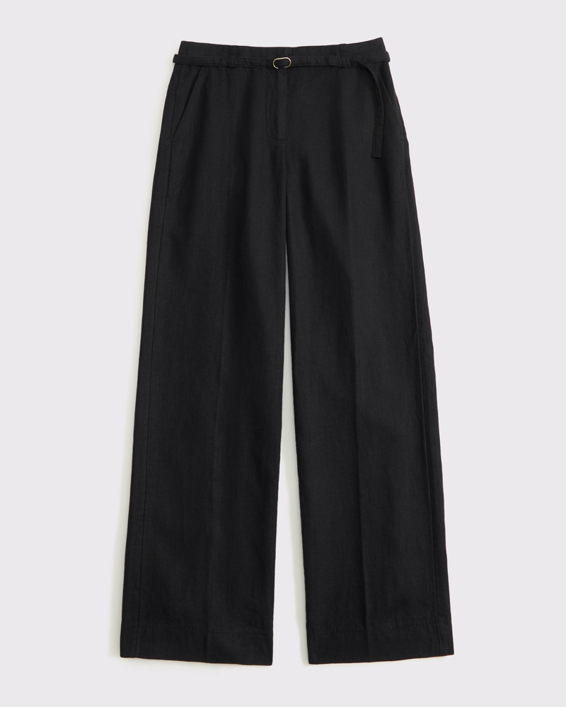 パンツ LIDNM WOOL LINEN BELTED PANTS WOOL LINEN BELTED PANTS lidnm パンツ