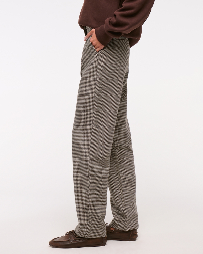 A&F Quinn Tailored Straight Pant