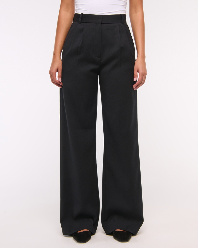 A&F Sloane Tailored Wide Leg Pant