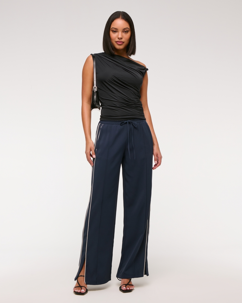 Side Stripe Pull-On Pant