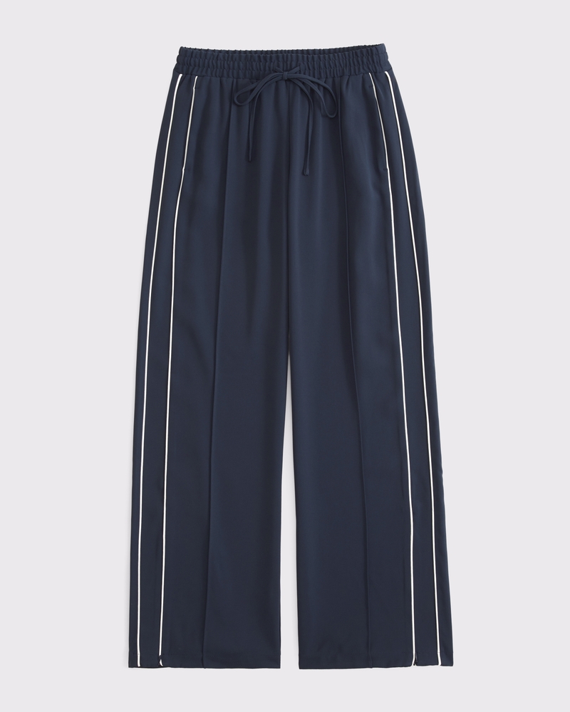 [ADLV] ONE POINT LOGO COLORING WIDE TRACK PANTS /追跡付 acme de la vie
