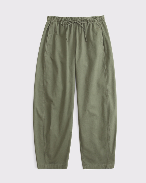 Barrel Pull-On Pant, Dusty Olive view 1