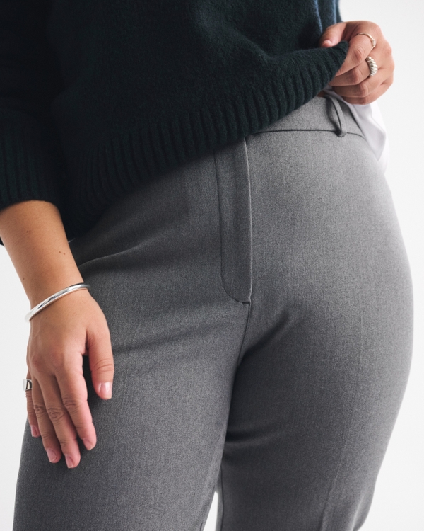 Curve Love A&F Forme Slim Straight Pant