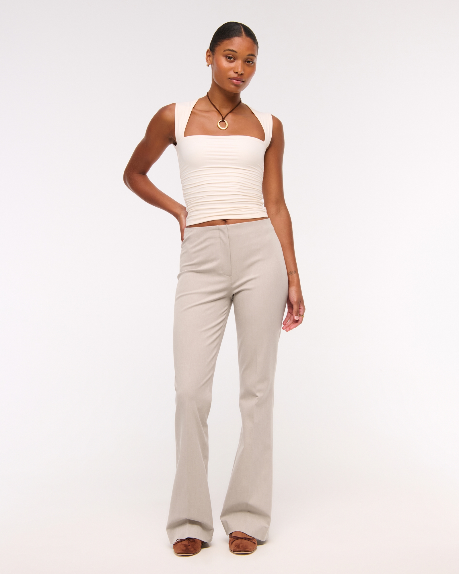 Curve Love A&F Forme Bootcut Pant