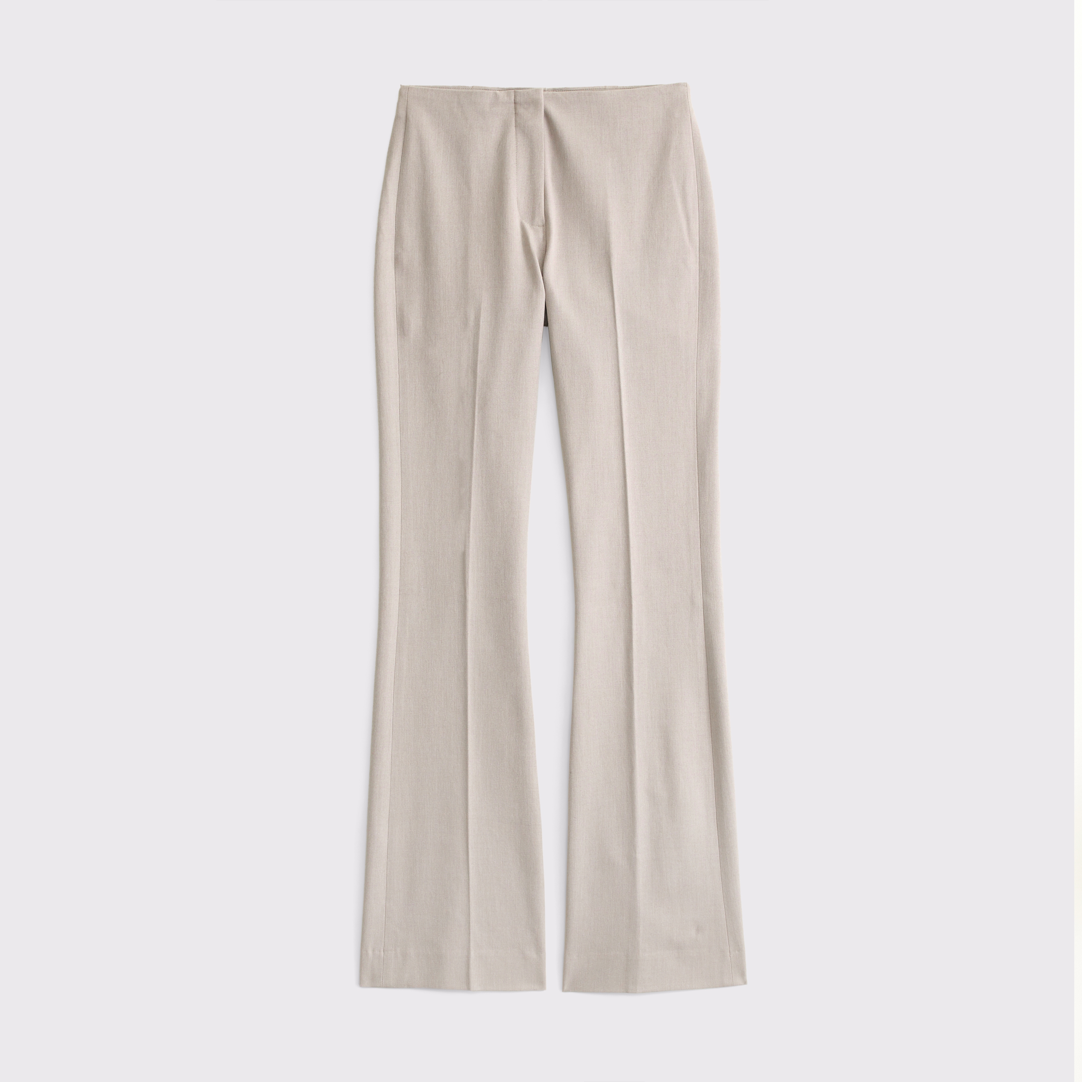 Abercrombie & Fitch Curve Love A&f Forme Bootcut Pant In Gray