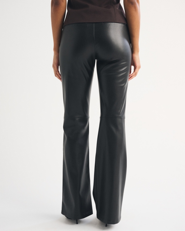 Curve Love High Rise Slim Boot Vegan Leather Pant