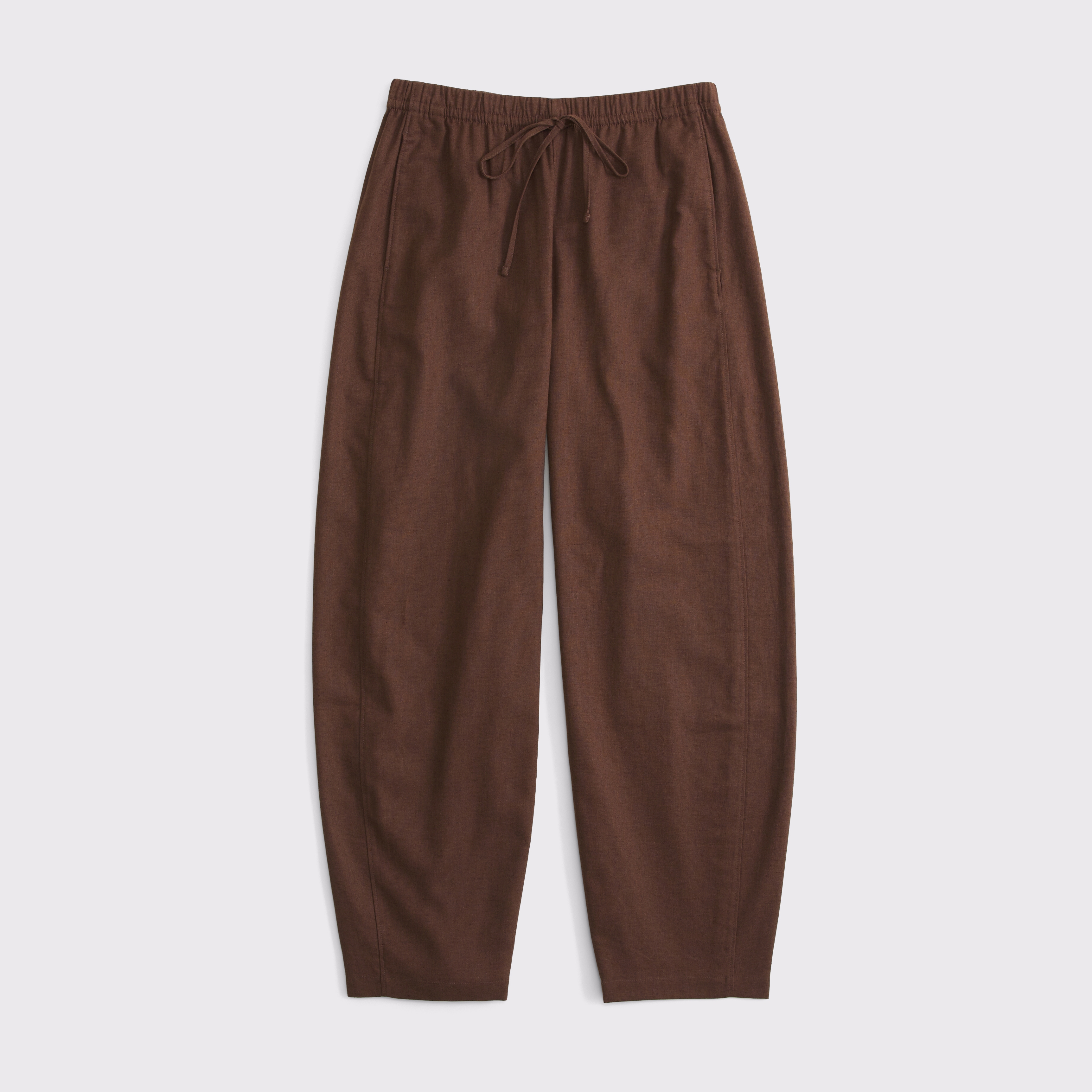Women's Linen-Blend Barrel Pull-On Pant | Women's Bottoms