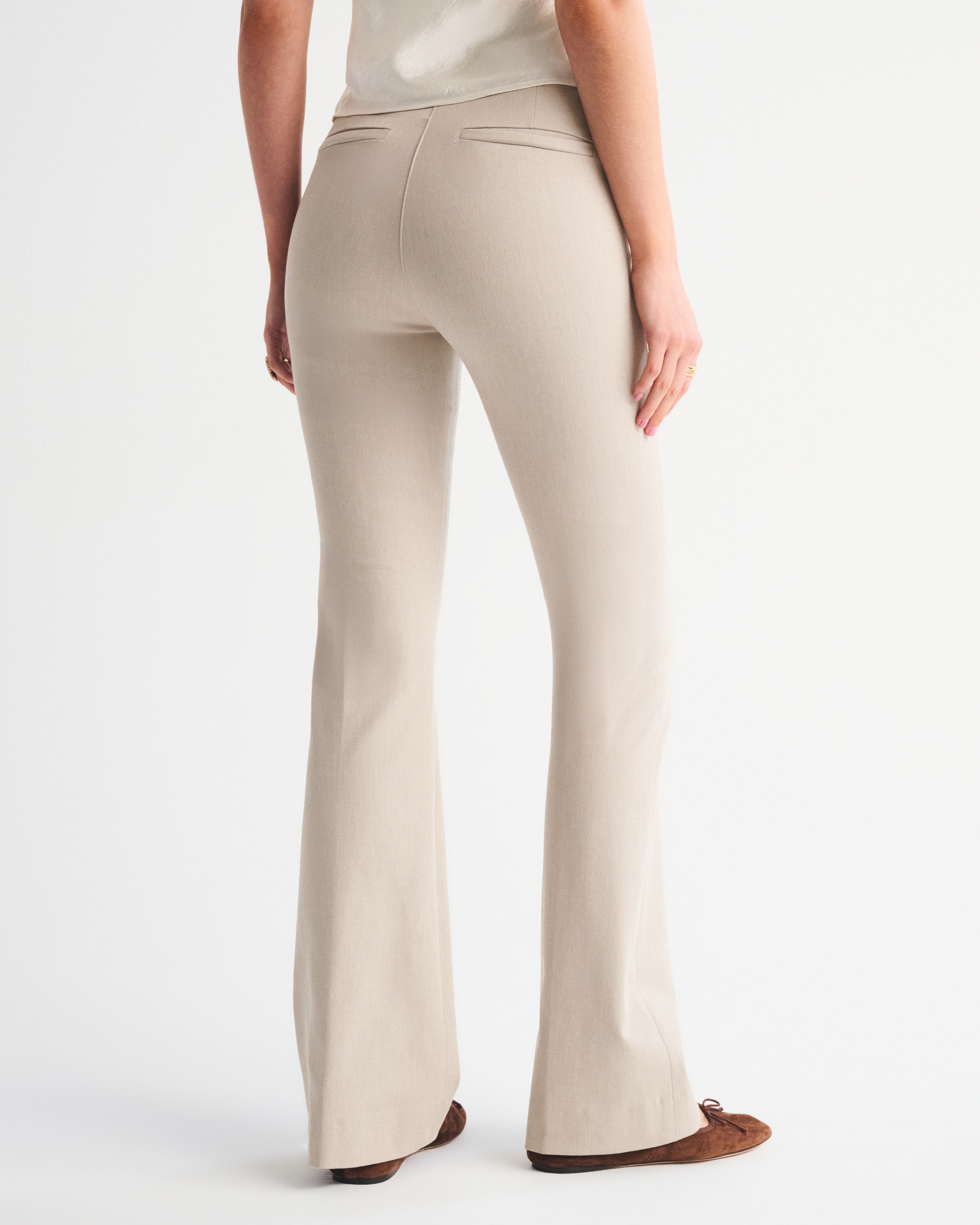 Abercrombie & Fitch A&f Forme Bootcut Pant In Gray