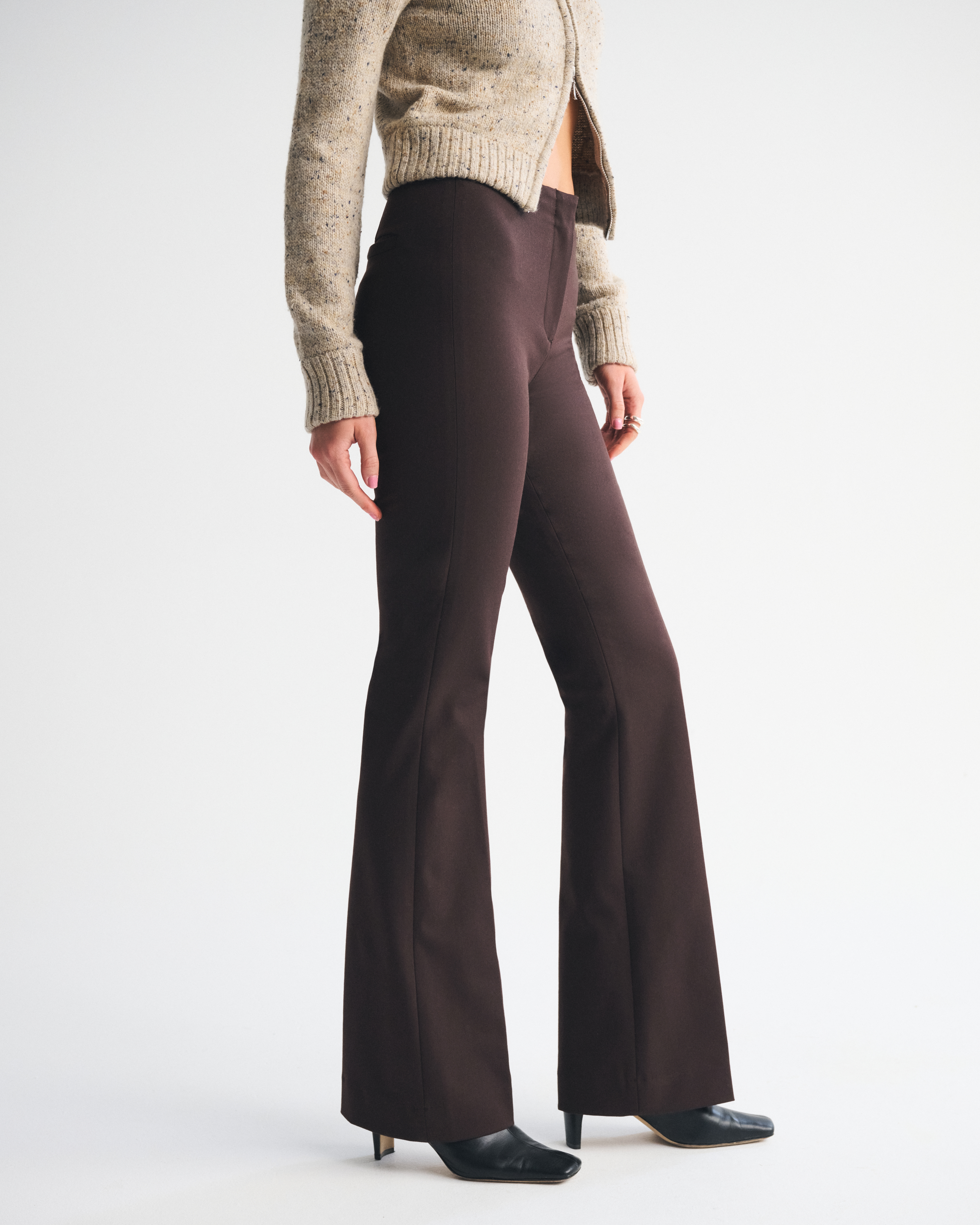 Abercrombie & Fitch A&f Forme Bootcut Pant In Brown