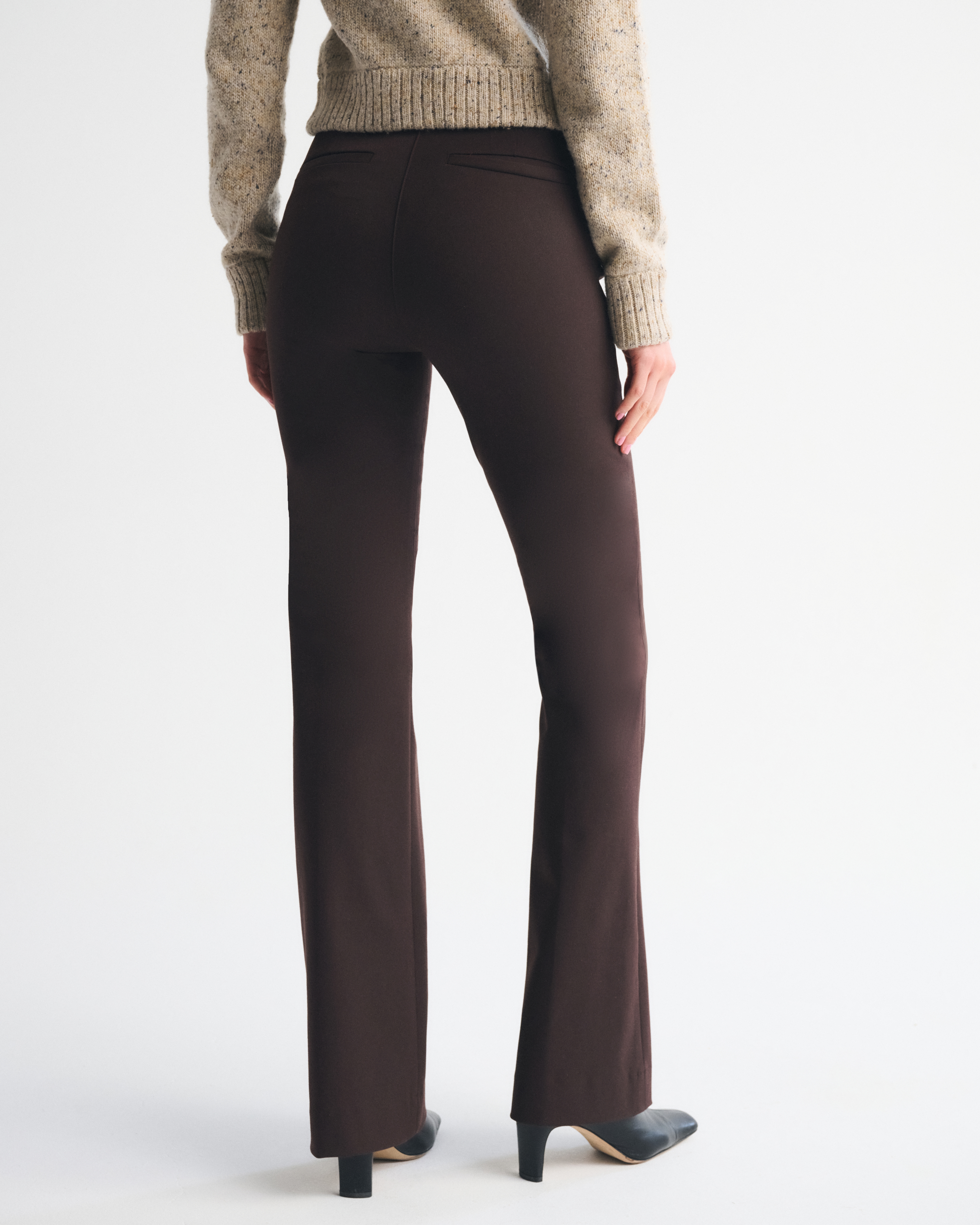 Abercrombie & Fitch A&f Forme Bootcut Pant In Brown