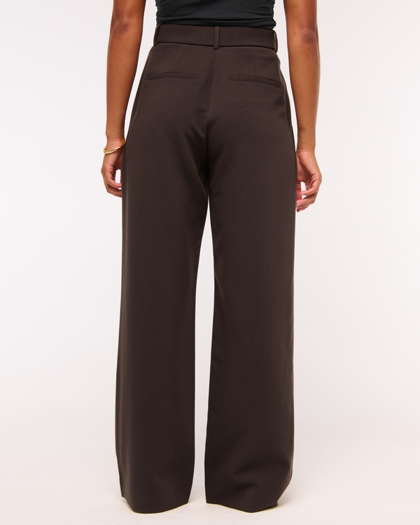 Curve Love A&F Sloane Tailored Wide Leg Pant