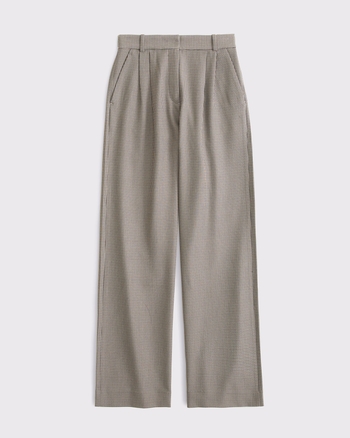 A&F Sloane Tailored Wide Leg Pant