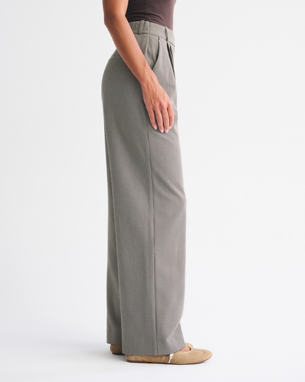 Curve Love A&F Sloane Tailored Wide Leg Pant