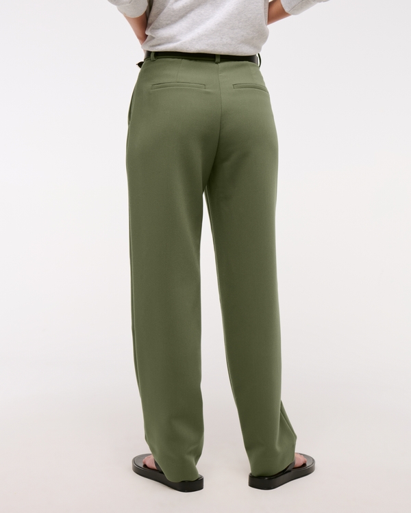 A&F Quinn Tailored Straight Pant