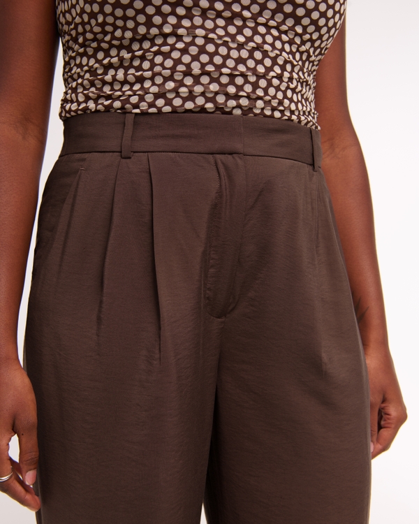 A&F Sloane Crepe Tailored Wide Leg Pant