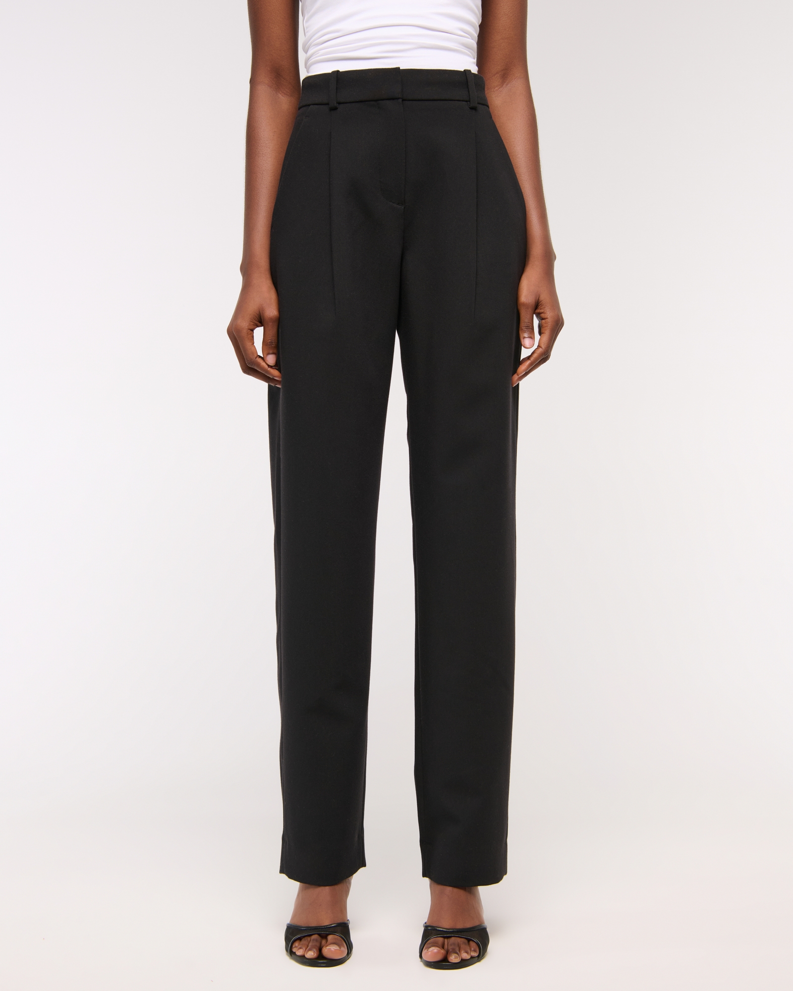 A&F Quinn Tailored Straight Pant