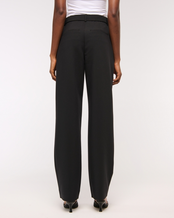 A&F Quinn Tailored Straight Pant