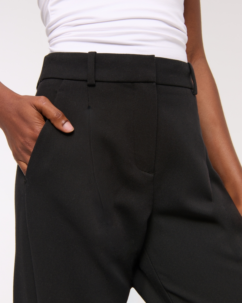 A&F Quinn Tailored Straight Pant