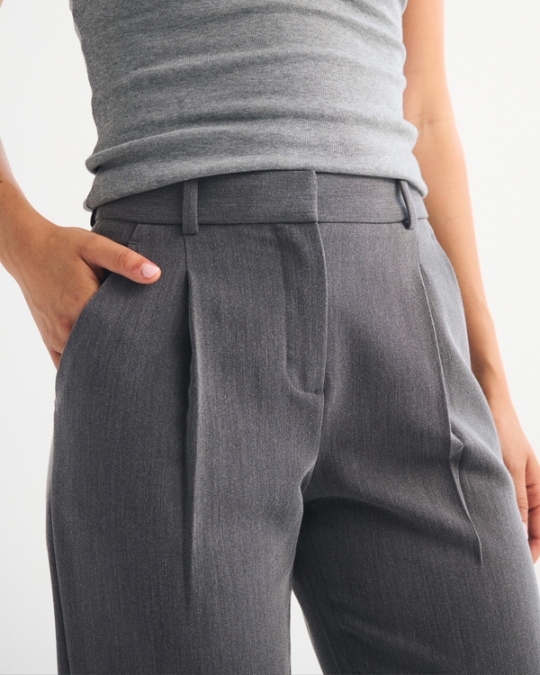 A&F Quinn Tailored Straight Pant