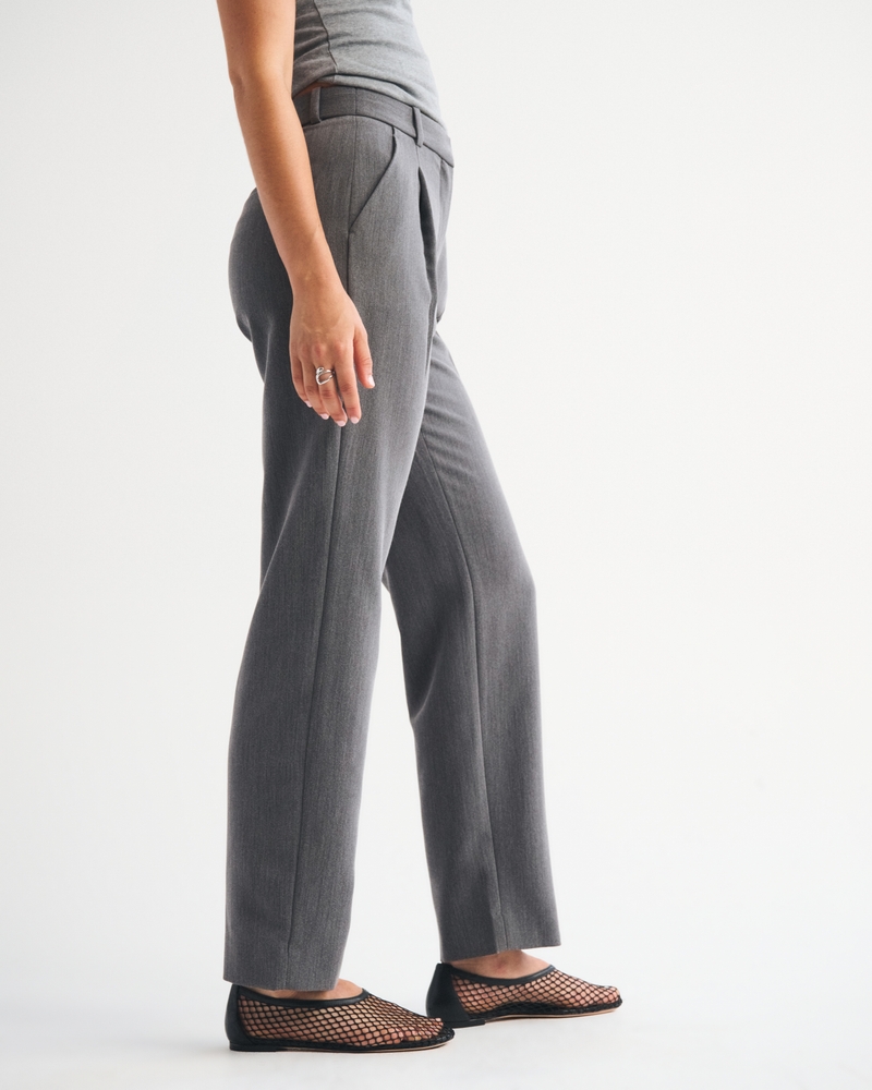 A&F Quinn Tailored Straight Pant