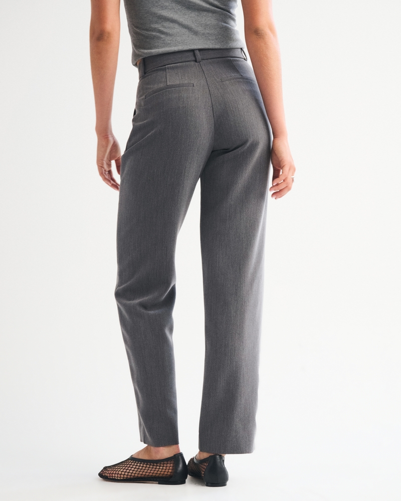 A&F Quinn Tailored Straight Pant