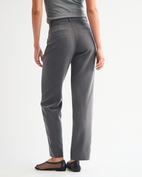 A&F Quinn Tailored Straight Pant