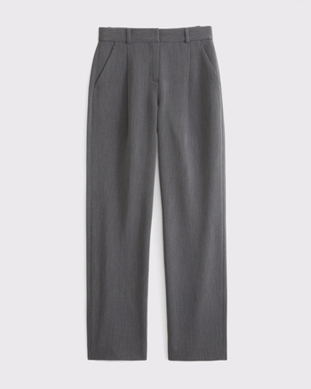 A&F Quinn Tailored Straight Pant