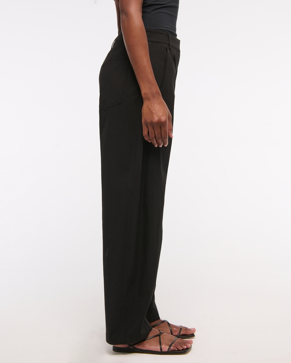 Mid Rise Barrel Pant