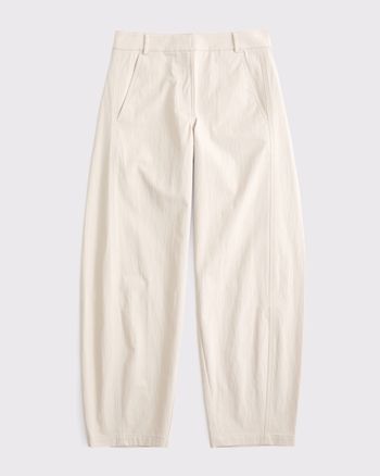 Mid Rise Barrel Pant
