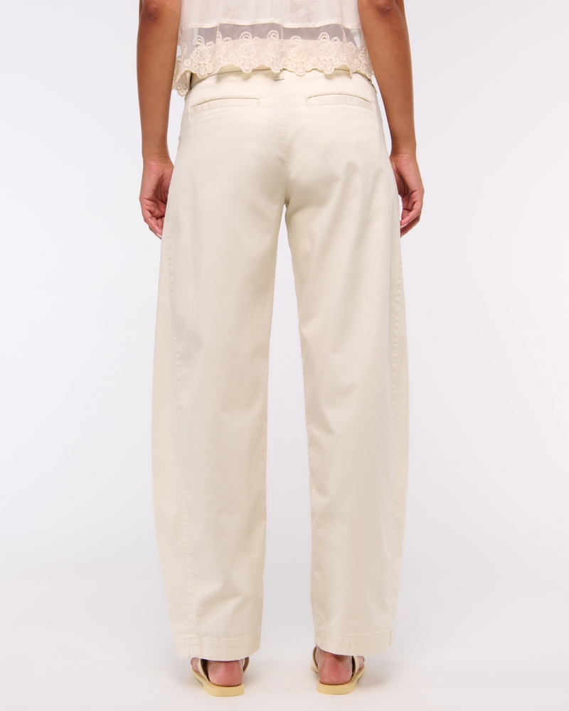 Belted Barrel Pant