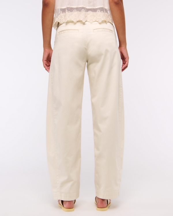 Belted Barrel Pant