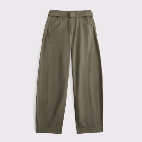 Женские брюки Abercrombie & Fitch Belted Barrel Pant