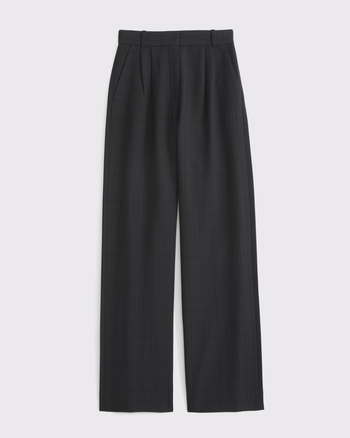 A&F Sloane Tailored Wide Leg Pant