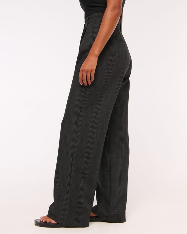Curve Love A&F Sloane Tailored Wide Leg Pant